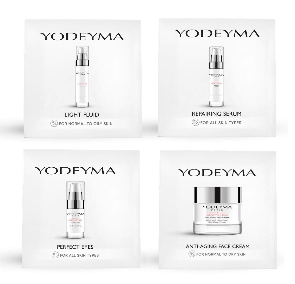 Kit 10 Sachet Fluido Cosmética YODEYMA
